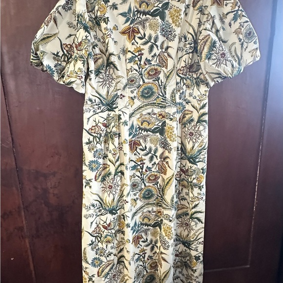 Tuckernuck Cream Floral Midi Dress - Picture 2 of 14